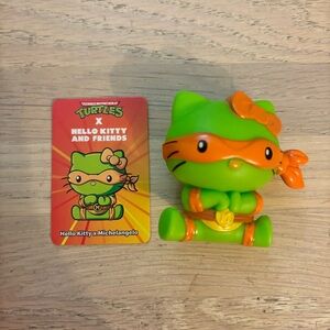 🎁 McDonald's Teenage Mutant Ninja Turtles X Hello Kitty X Michaelangelo #10